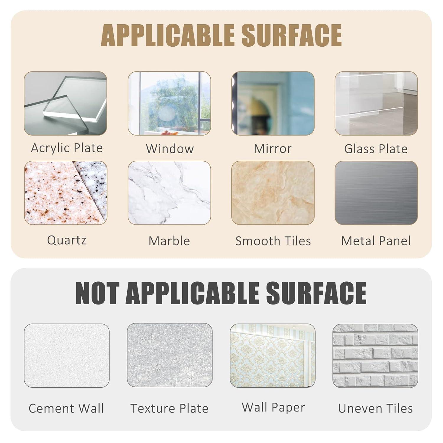 Prep & Savour Kitchen Utensil Rack Wall Mount, Adhesive Kitchen Utensil Hanger No Drilling