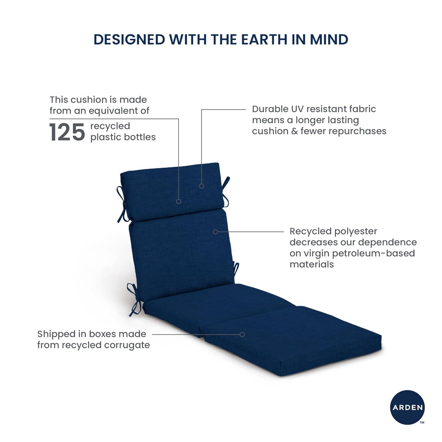 ARDEN Outdoor Chaise Lounge Cushion