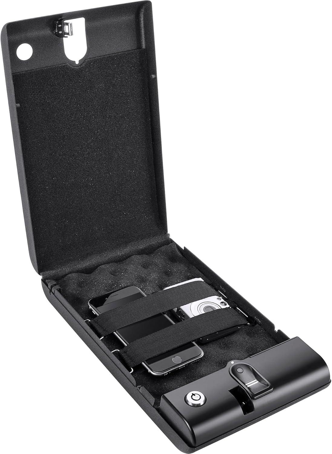 Barska Portable Biometric Compact Safe, Black