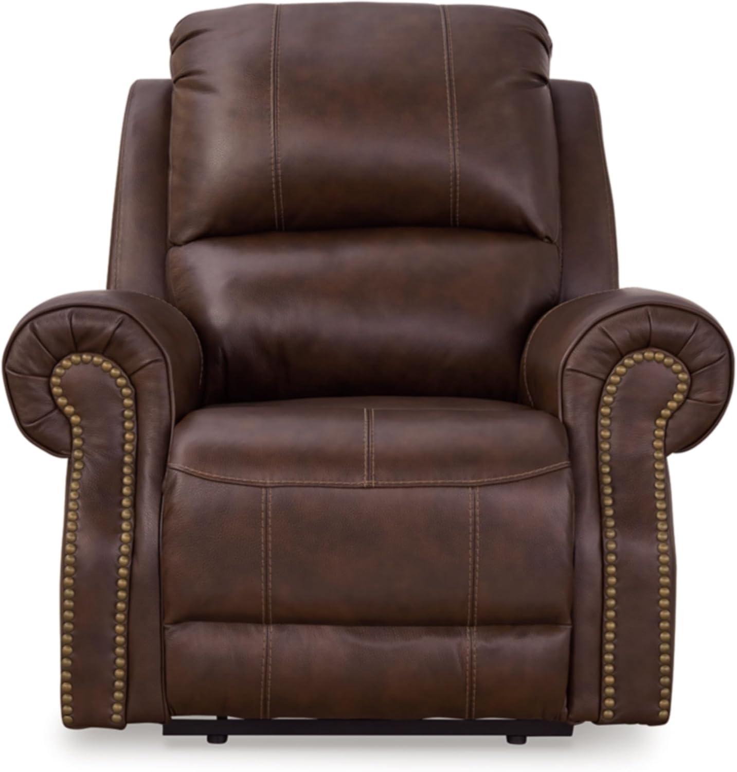 Ashley Furniture Freyeburg Walnut Power Recliner