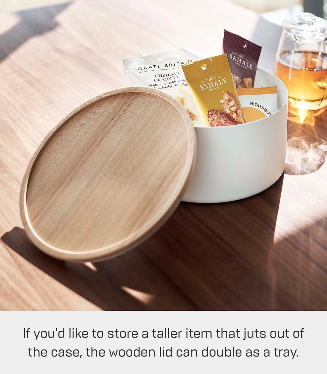 Yamazaki Home Rin Metal Storage Bin