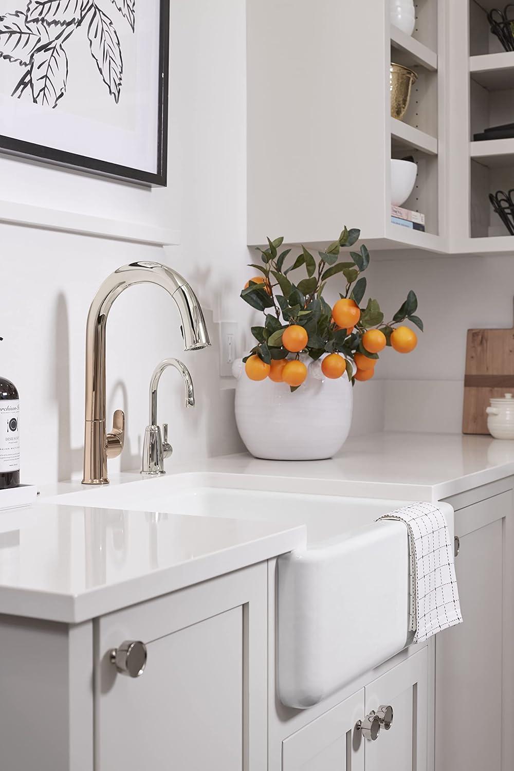 Whitehaven® Self-Trimming 23.5"L x 21.5625"W Farmhouse Kitchen Sink