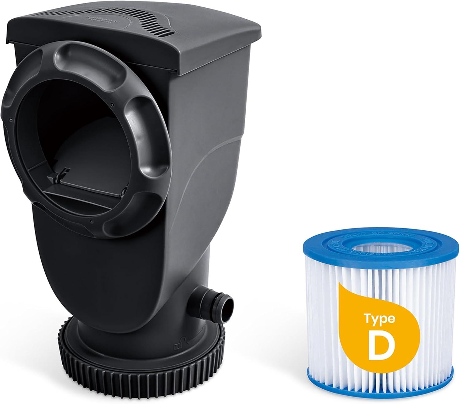 Funsicle Funsicle: Oasis Designer Lap Pool - Above Ground Pool Set, Durable 3-Ply, Powerful Filtration System, SureStep Ladder, For 6-7 People