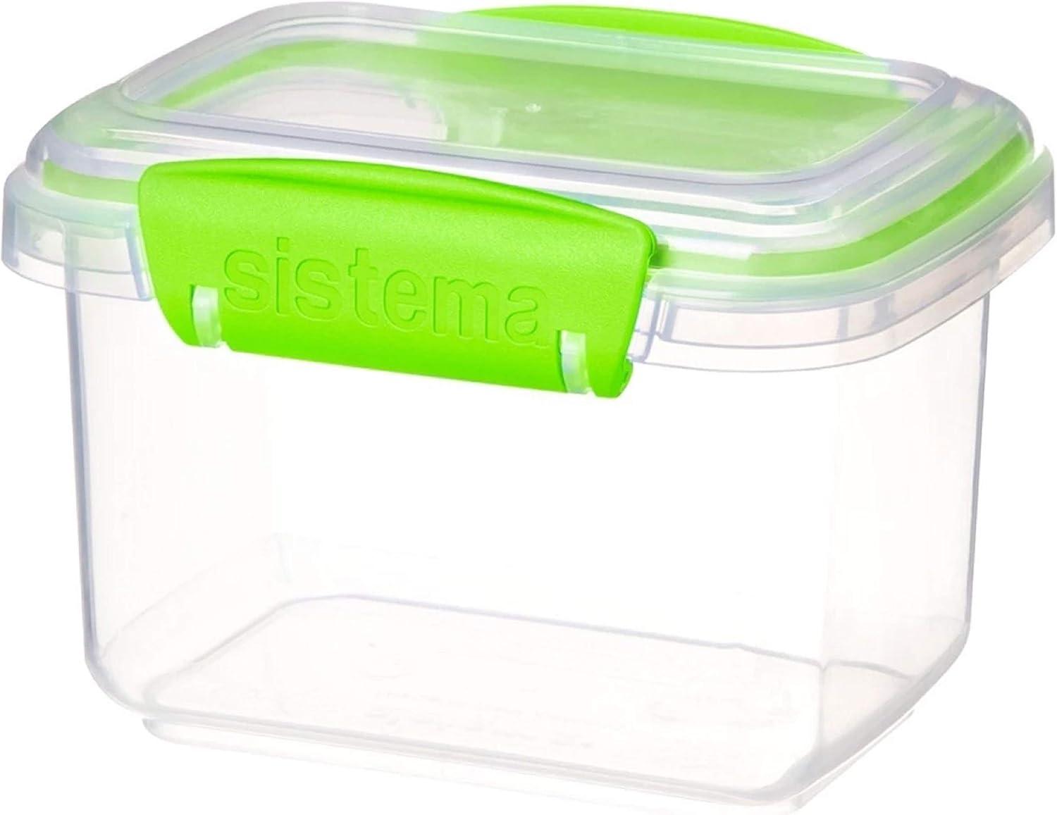 Green BPA-Free Plastic 28-Piece Food Storage Container Set