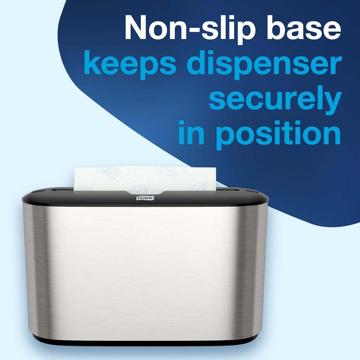 Tork Xpress Paper Towel Dispenser, Stainless Steel, Compact for Home Use, Fits H2 Hand Towels