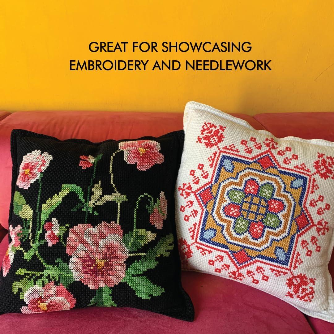 Fairfield Crafter’s Choice Basic Pillow Forms, Soft Pillow Inserts for Throw Pillows, Decorative Pillows, Travel Pillows, and Home Decor, Zippered Cover, Spot Clean, 18" X 18", Pack of 2