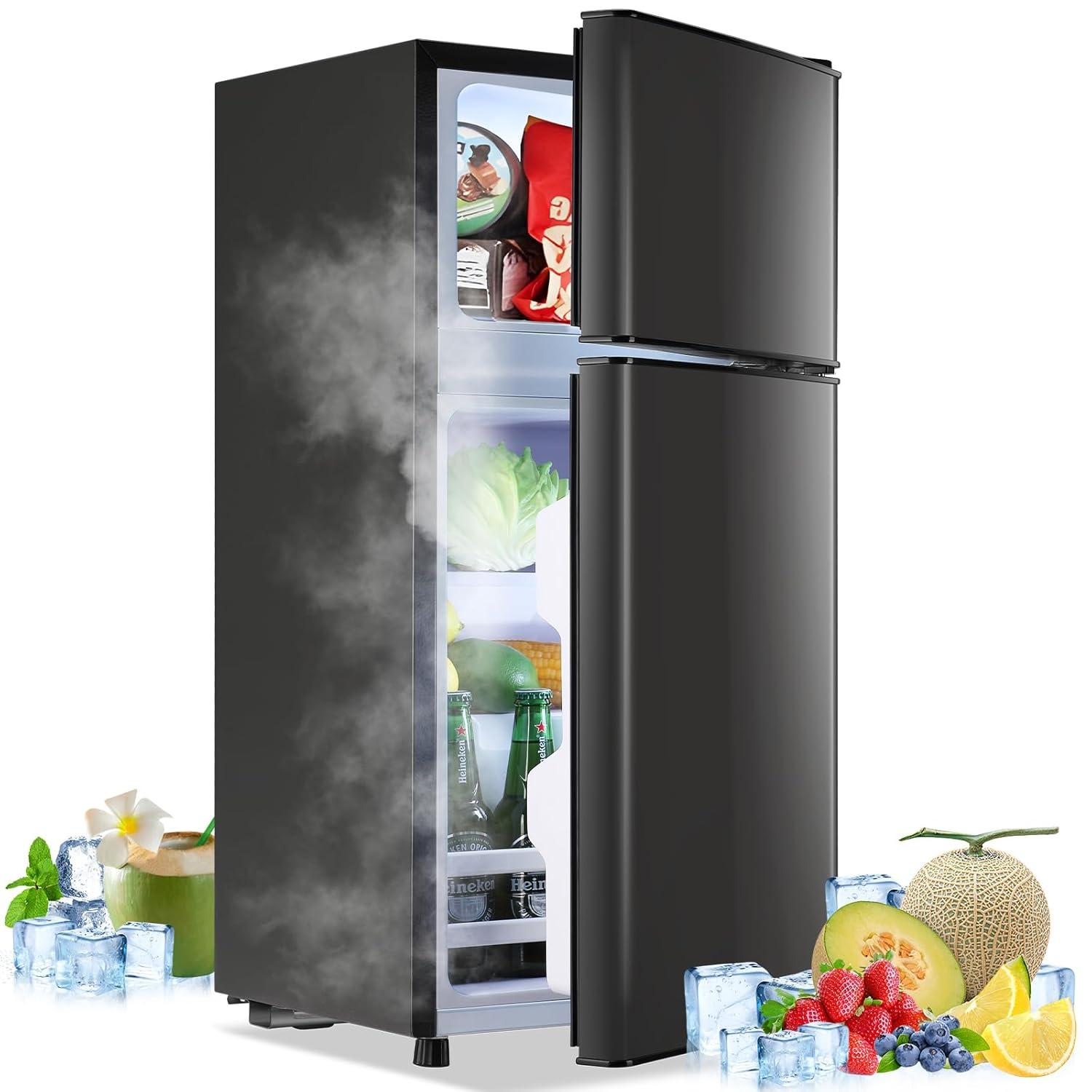 DEMULLER DEMULLER Arcticfresh Storage Suite 2.4 Cubic Feet Freestanding Mini Fridge with Freezer