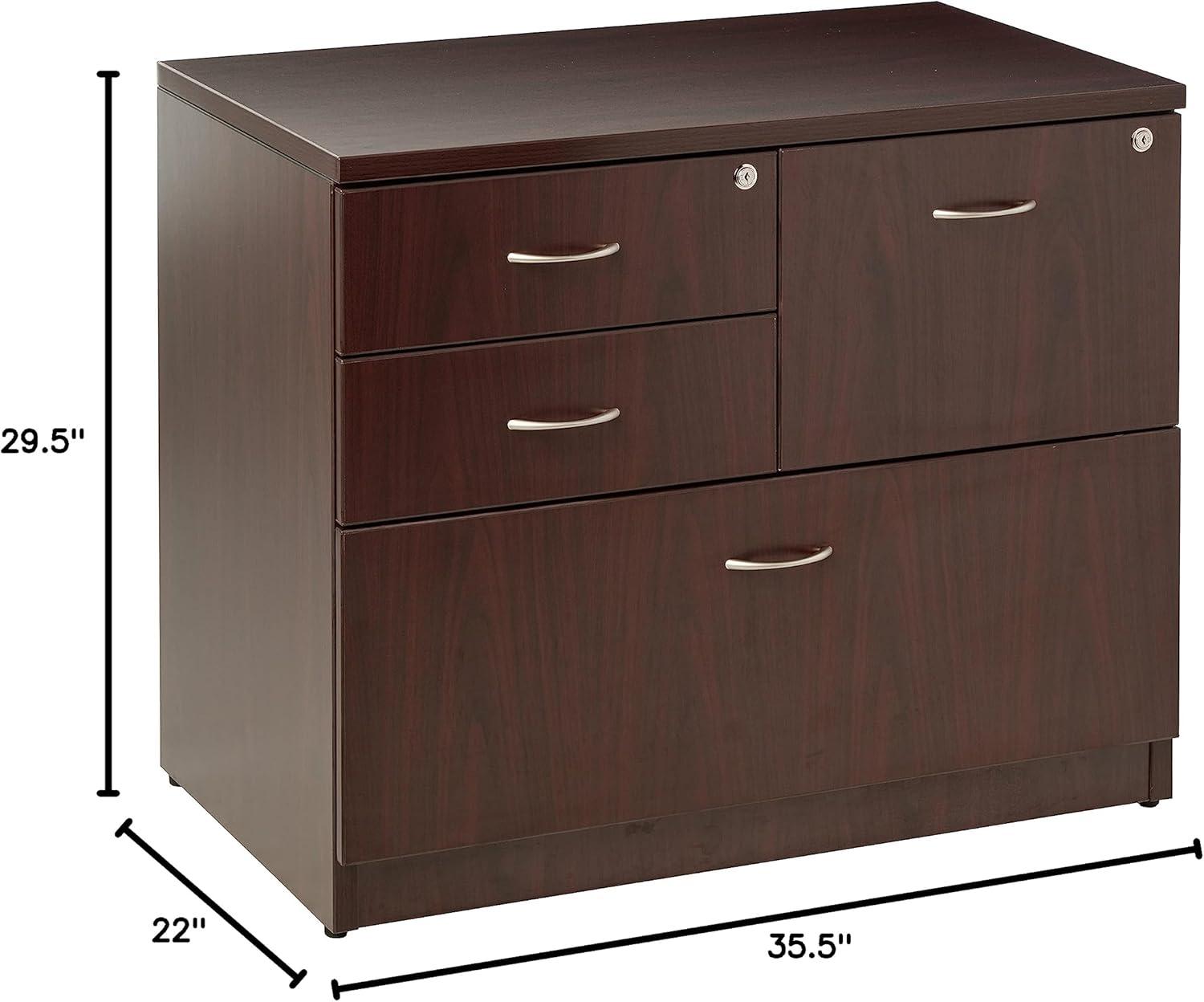 Essentials Series 35.5'' Wide 4 -Drawer File Cabinet