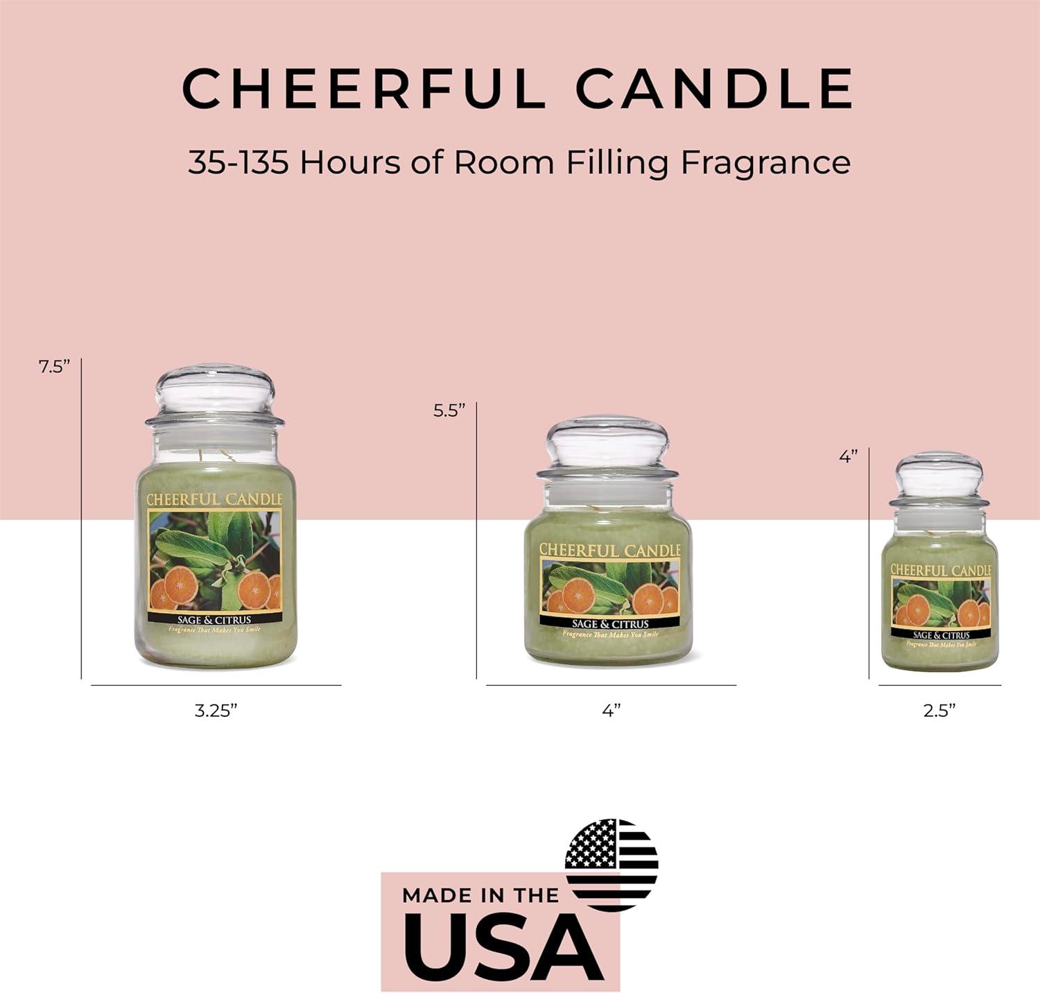 A Cheerful Candle LLC Fruity Scented Jar Candle