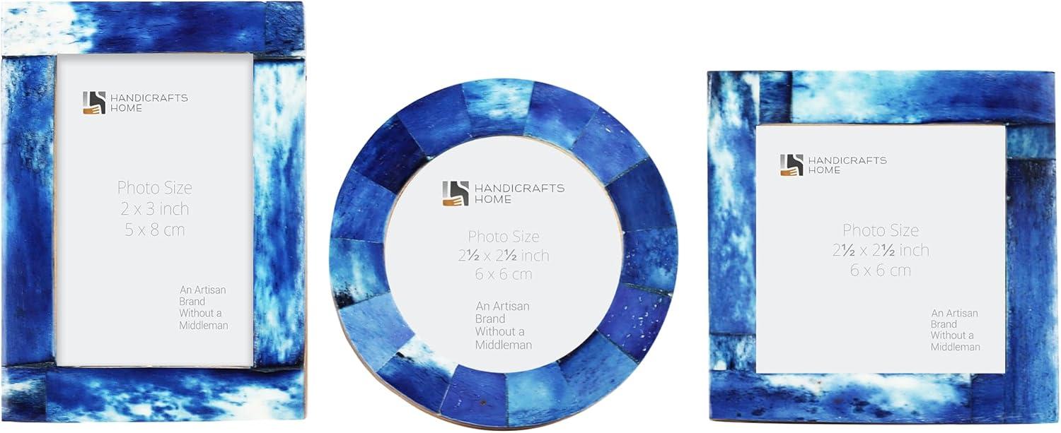 Handicrafts Home Baby Picture Frame for Newborn Girls and Boys Shower Frames Set of 3 Grey