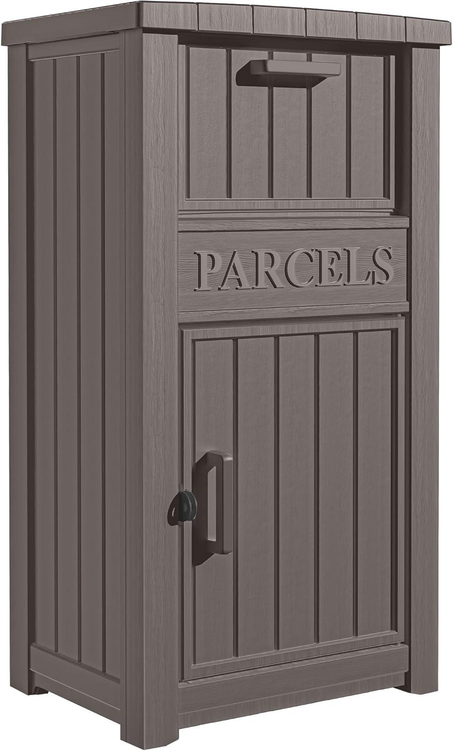 Package Delivery Box for Outside, Extra Large Parcel Drop Box with Lockable Secure, Waterproof and Anti-Theft Package Delivery Box for Porch Curbside