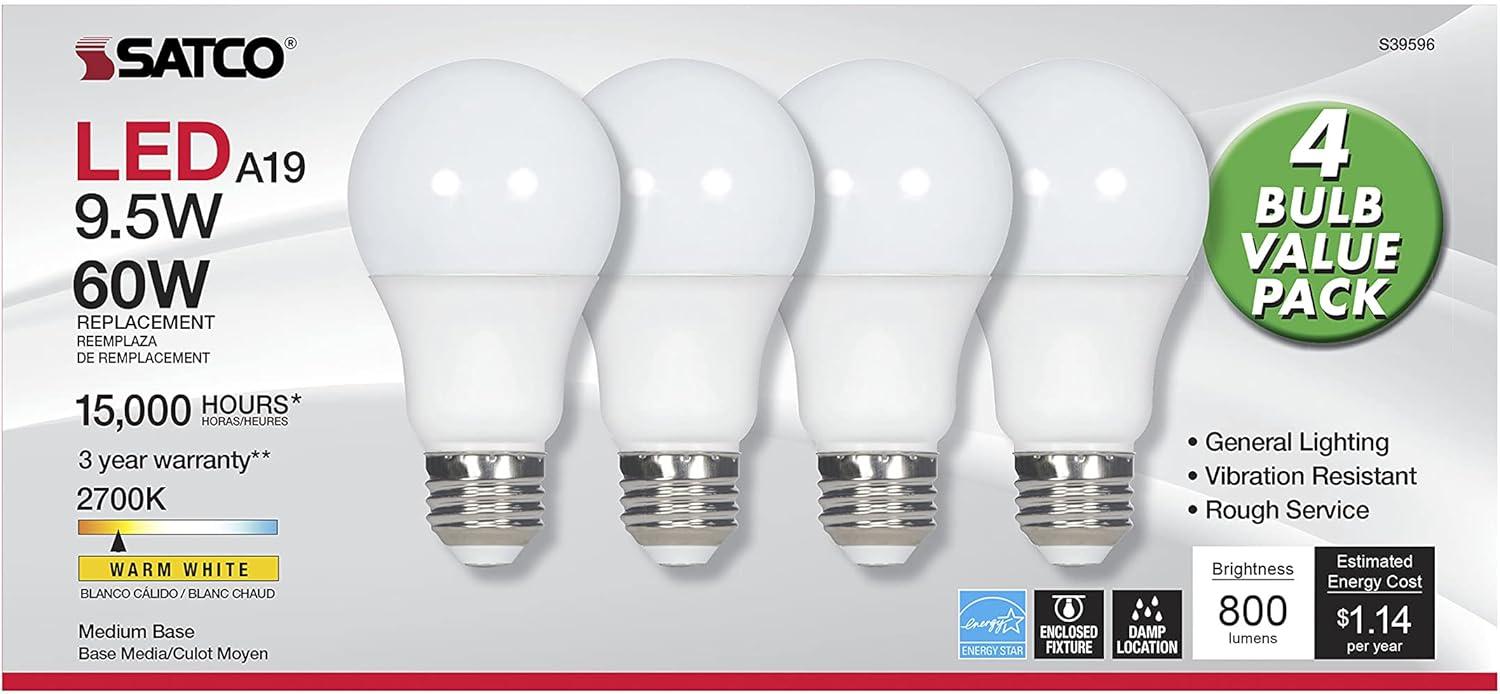 60 Watt Equivalent A19 E26/Medium (Standard) LED Bulb