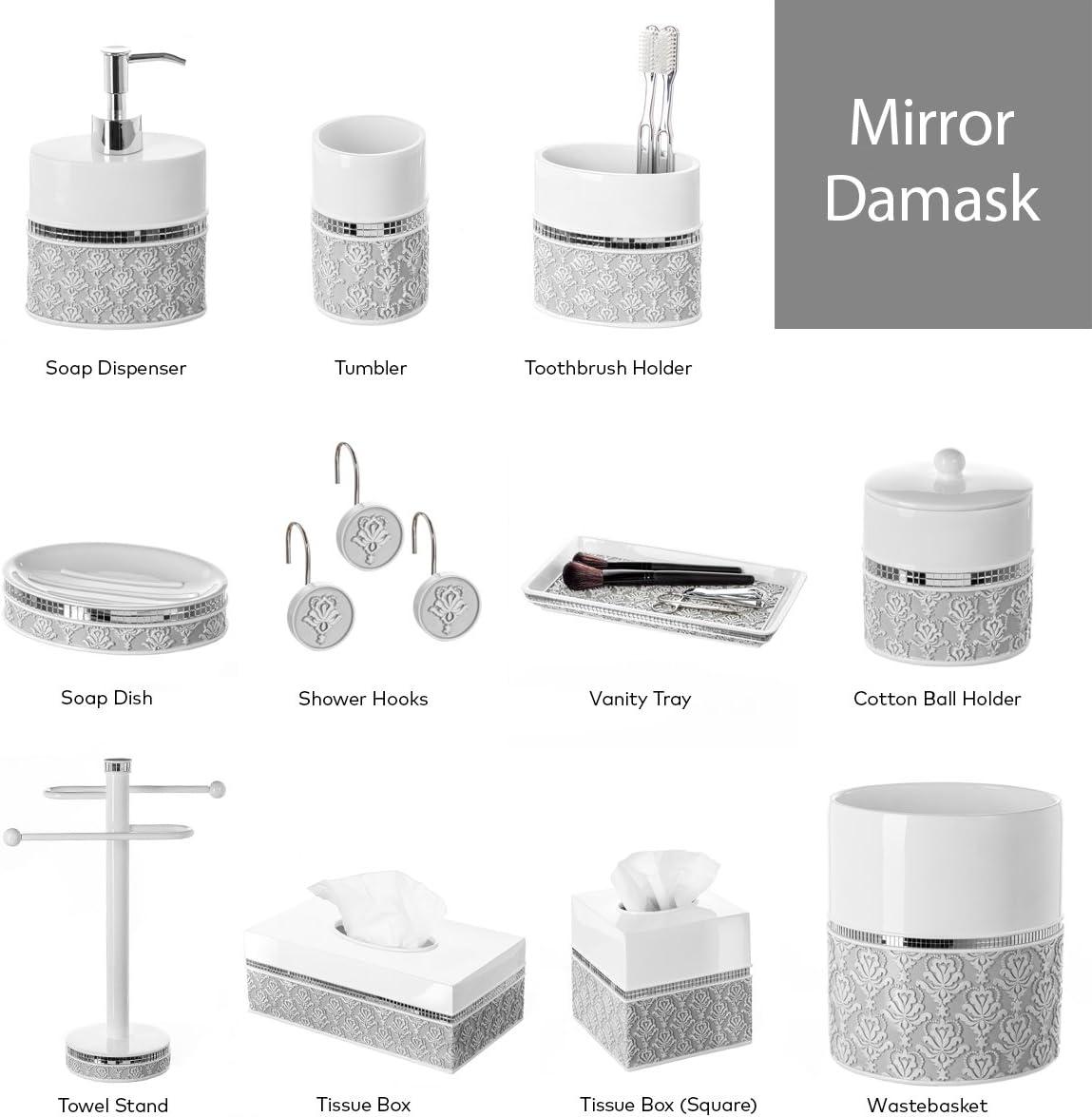 Creative Scents Mirror Damask 6 Piece Set