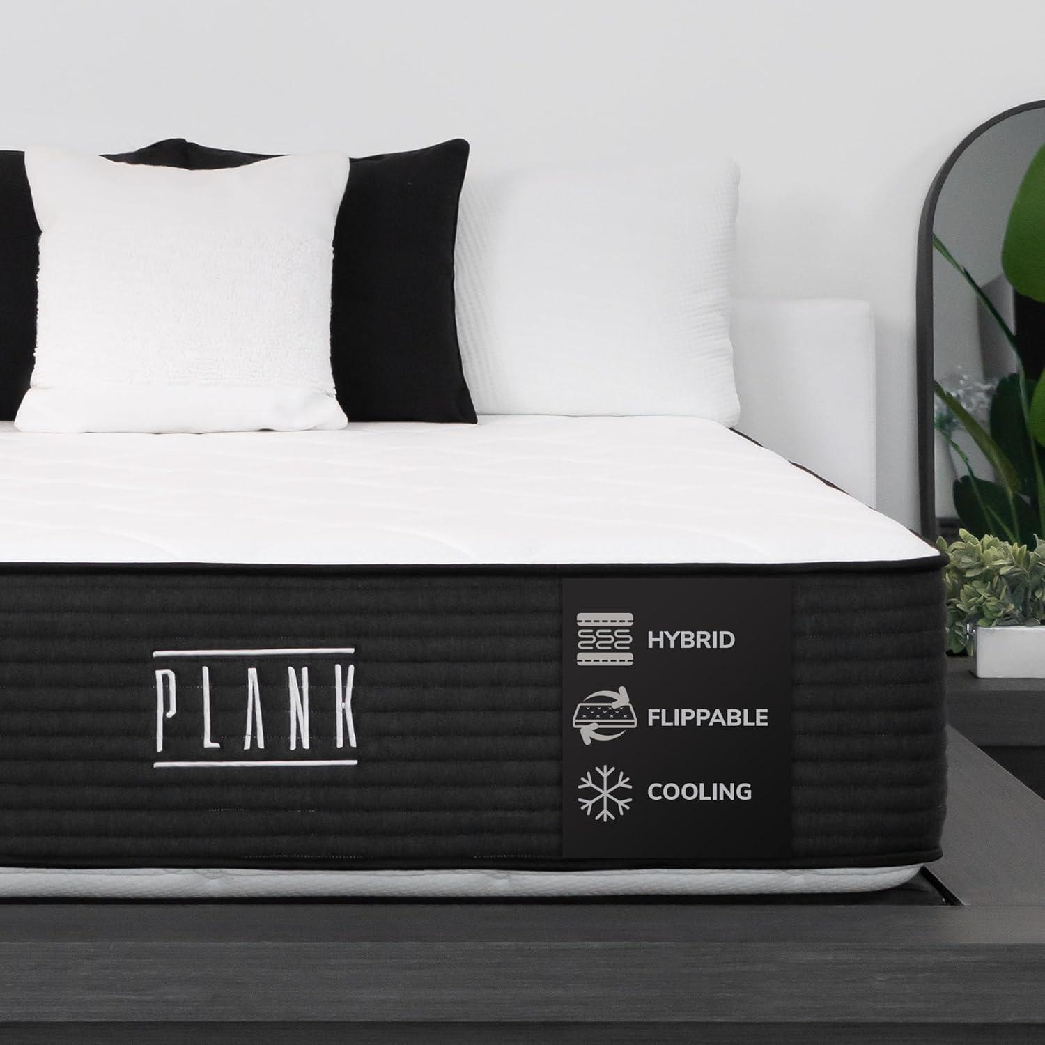 Brooklyn Bedding Brooklyn Bedding Plank 13" Luxe Two Sided Firm / Ultra Firm Mattress with Cooling Cover