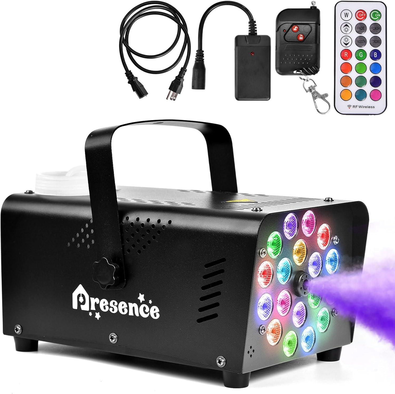 Presence Halloween Fog Machine Perfect for Parties, Clubs, Stage and Halloween Decorations