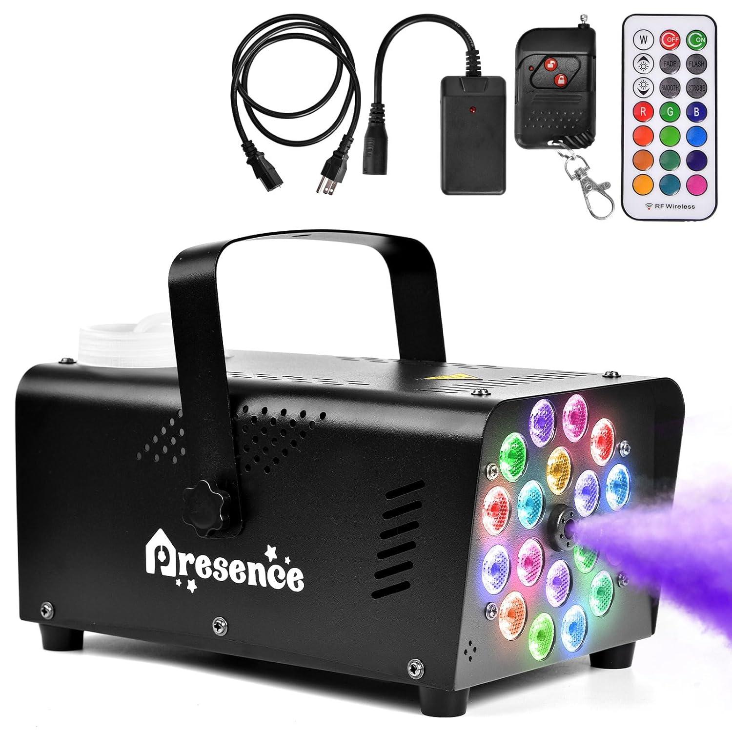 Presence Halloween Fog Machine Perfect for Parties, Clubs, Stage and Halloween Decorations
