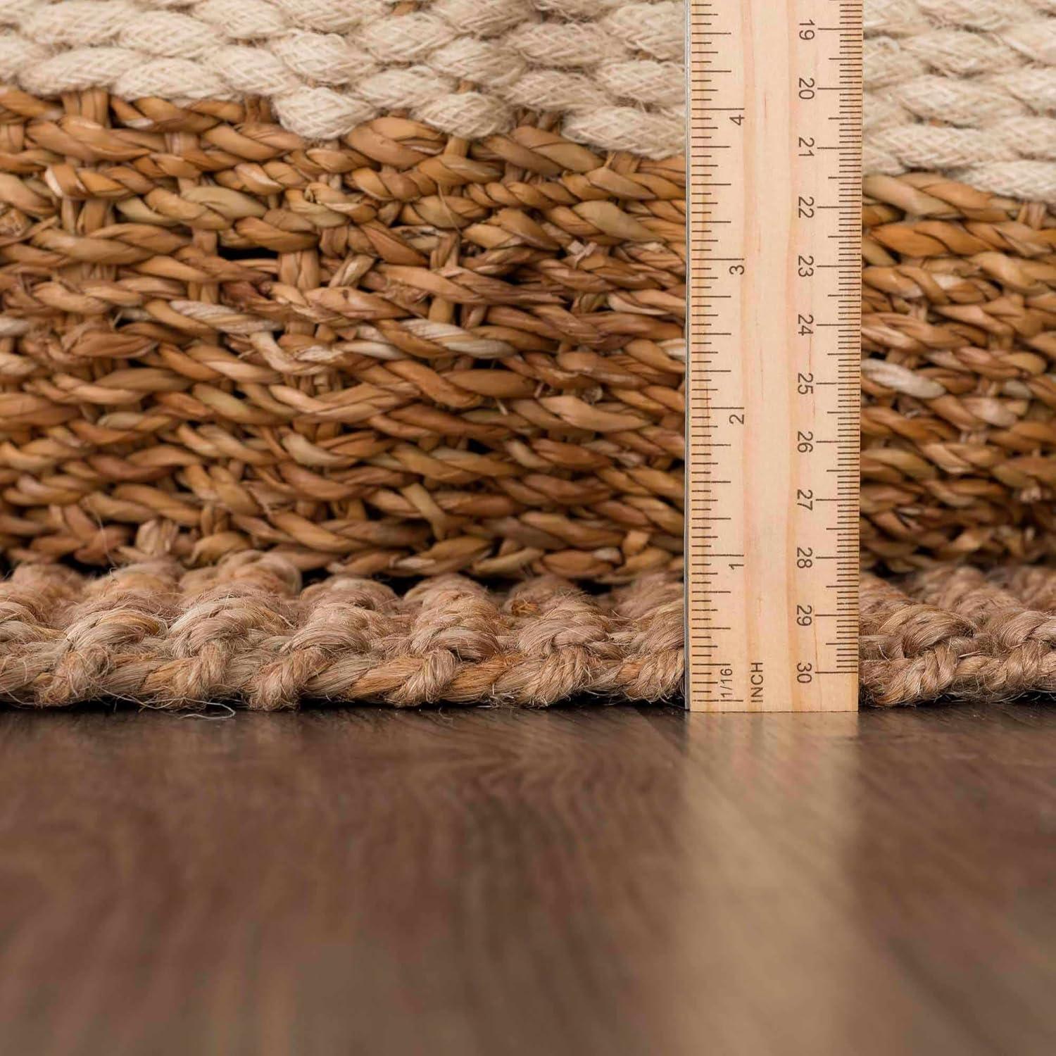 Hauteloom Rectangle Area Rug  Brown