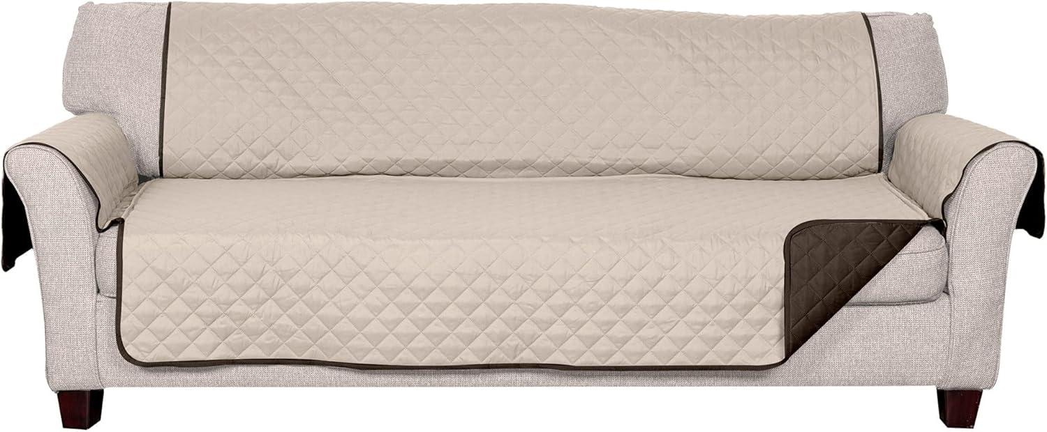 FurHaven Reversible Water-Resistant Small Sofa Loveseat Cover Furniture Protector