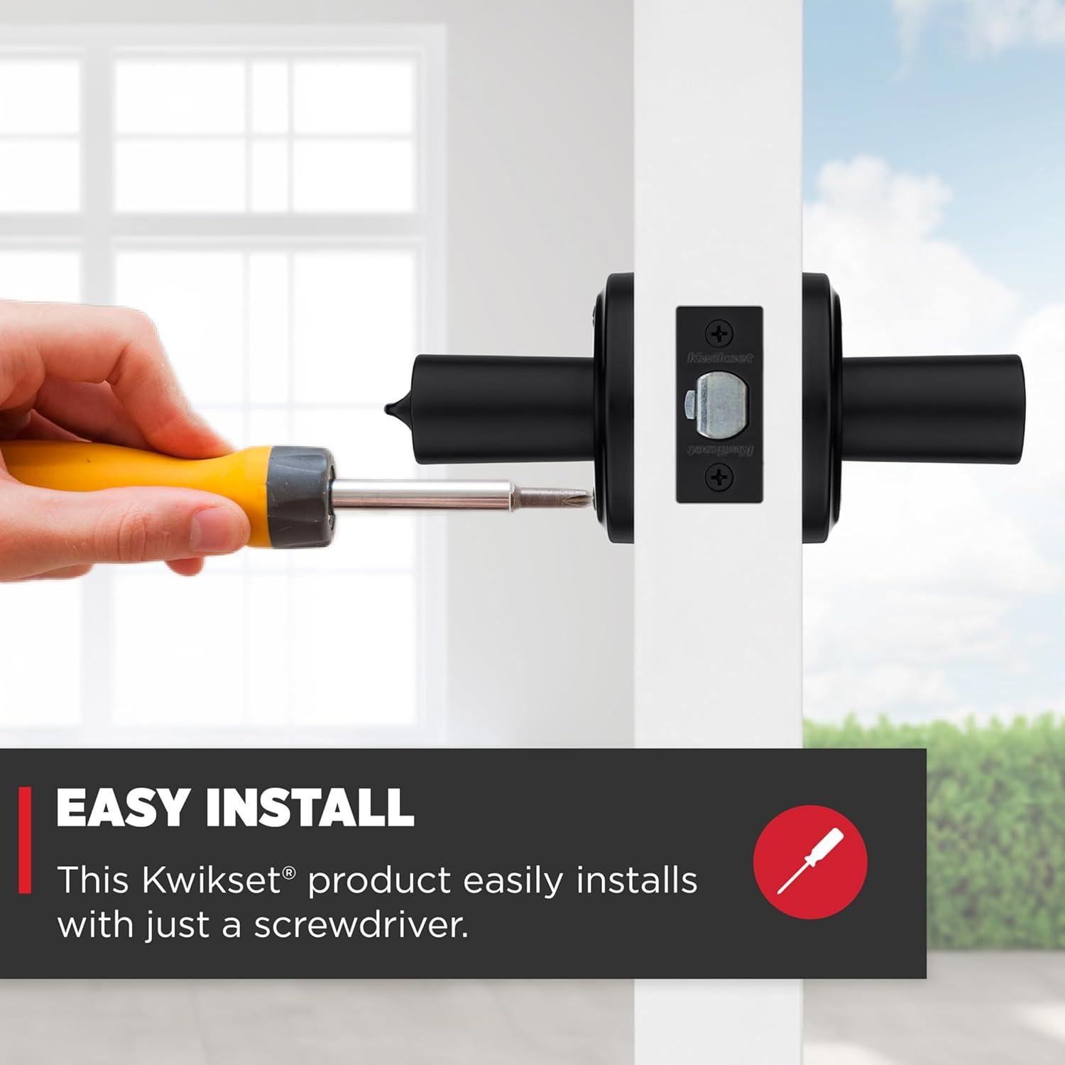 Kwikset 740TDL 514 SMT 6AL RCS Trafford Keyed (Entry) Door Lever (Set of 2)