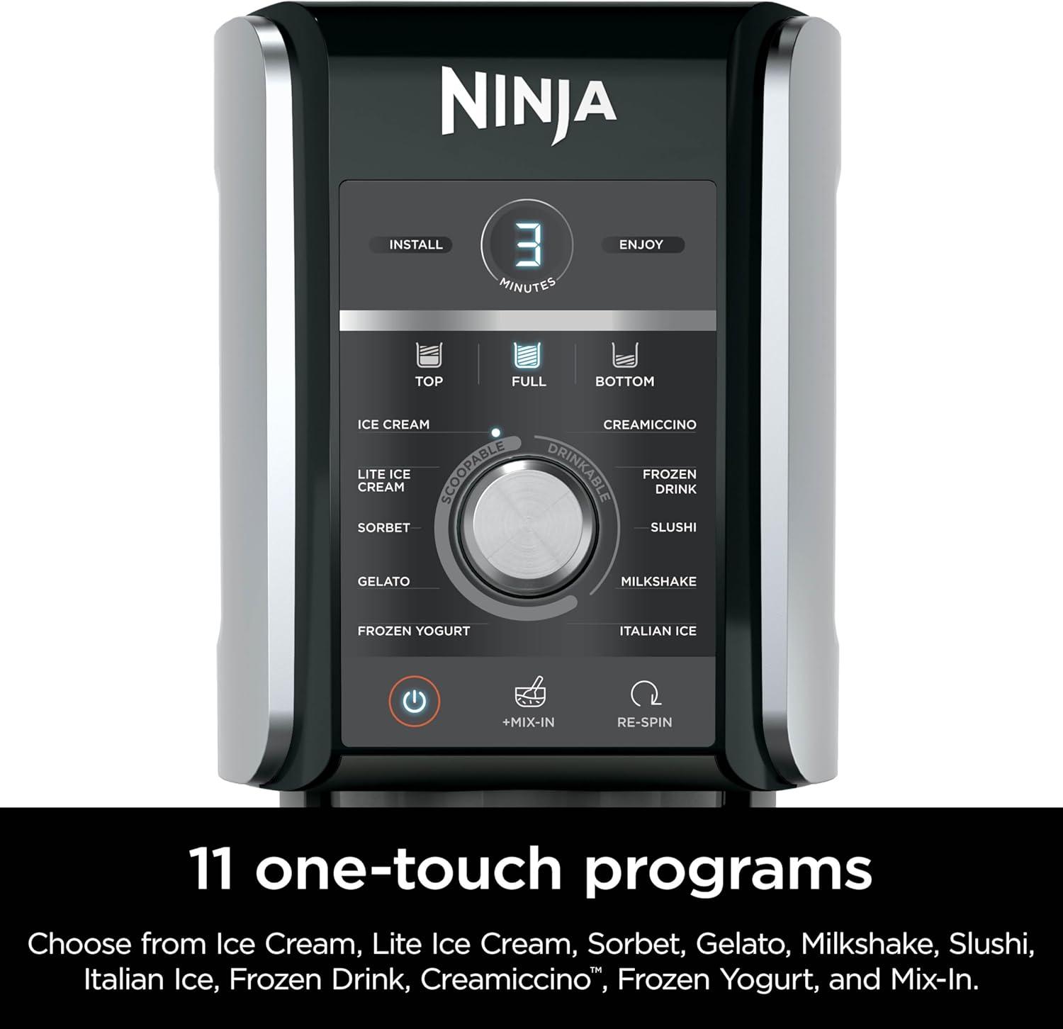 Ninja ® CREAMi ® Deluxe 11-in-1 Ice Cream and Frozen Treat Maker