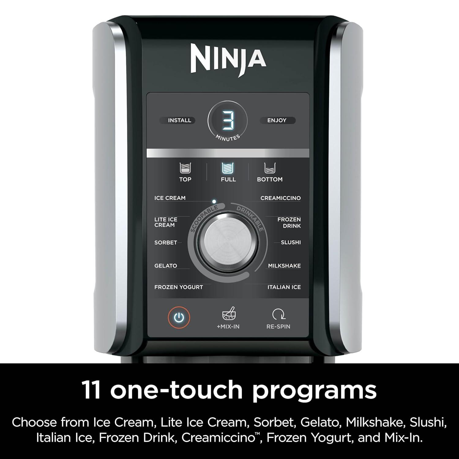 Ninja ® CREAMi ® Deluxe 11-in-1 Ice Cream and Frozen Treat Maker