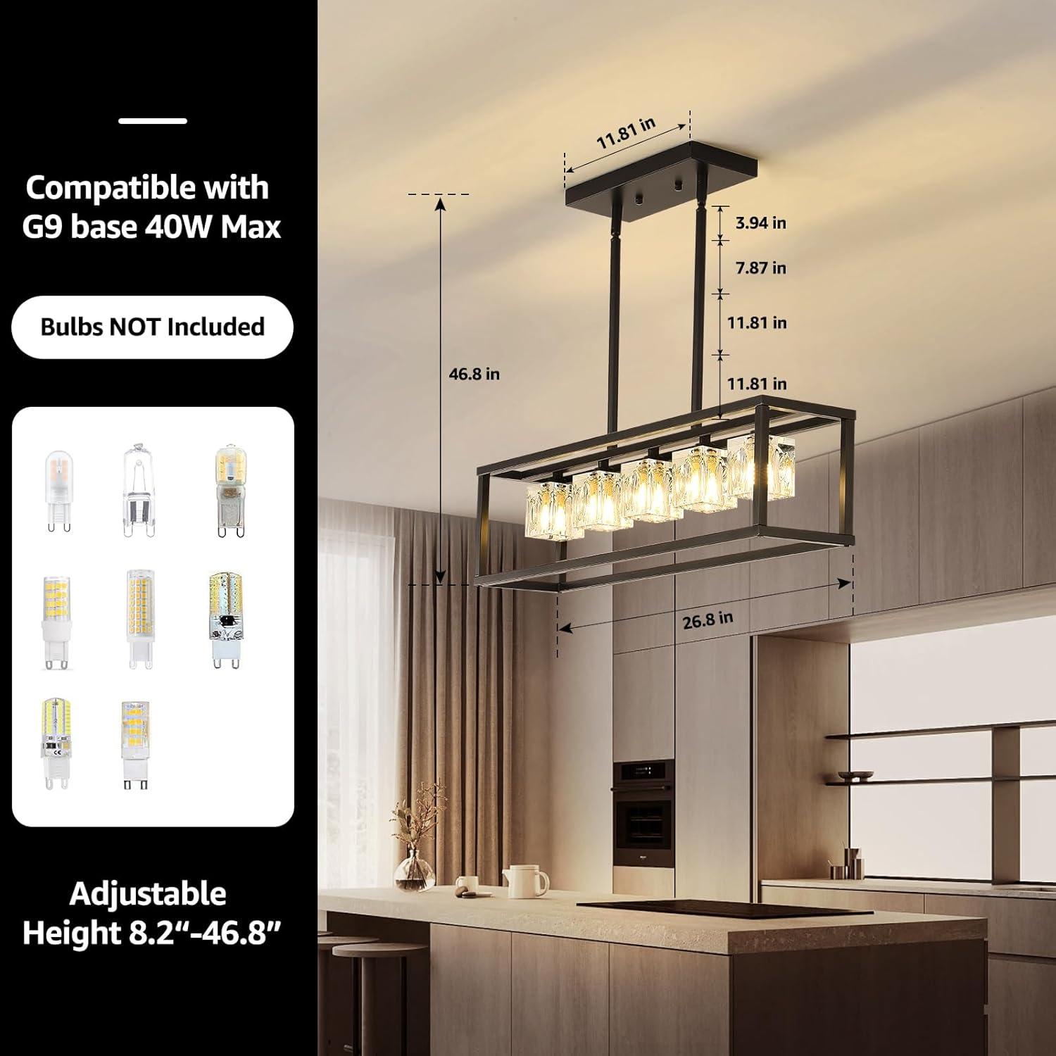 Lafrance 5 - Light Kitchen Island Pendant