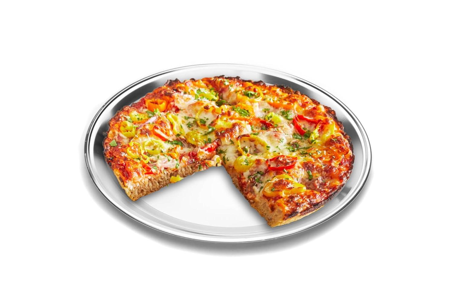 Fox Run Brands Fox Run Brands Non Stick Stainless Steel 16.25 in. Pizza Pan