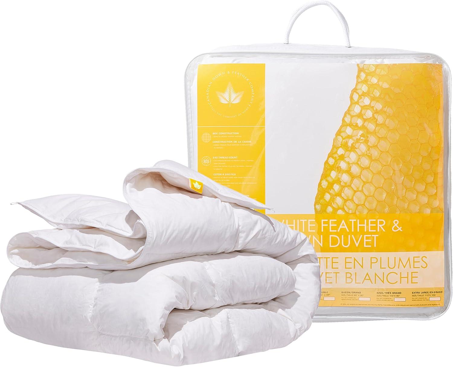 Canadian Down & Feather Company White Feather And Down Duvet
