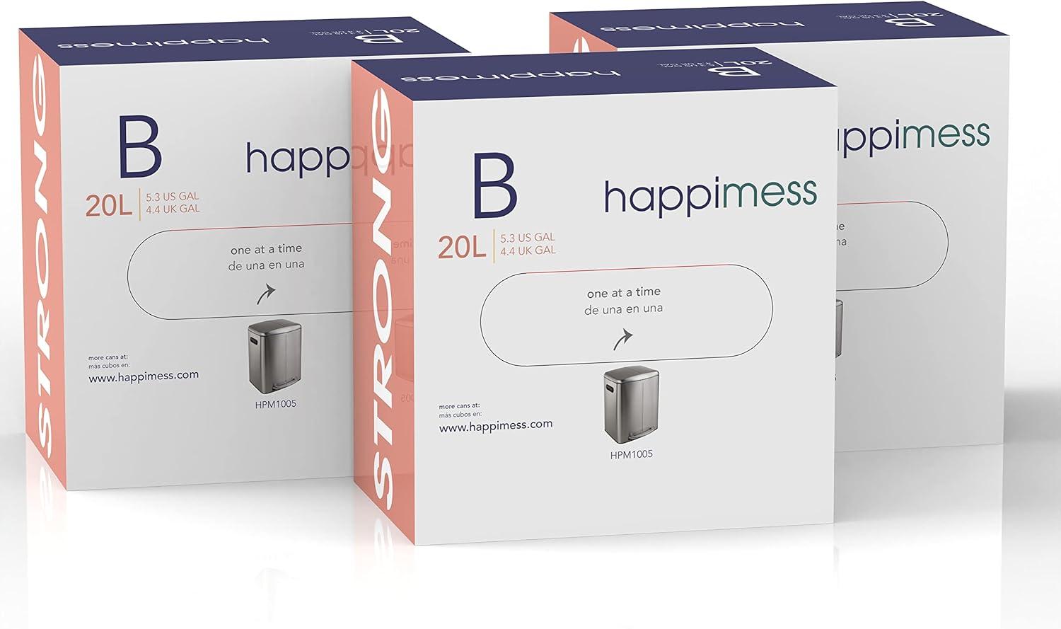 happimess Drawstring Trash Bags 60 Count