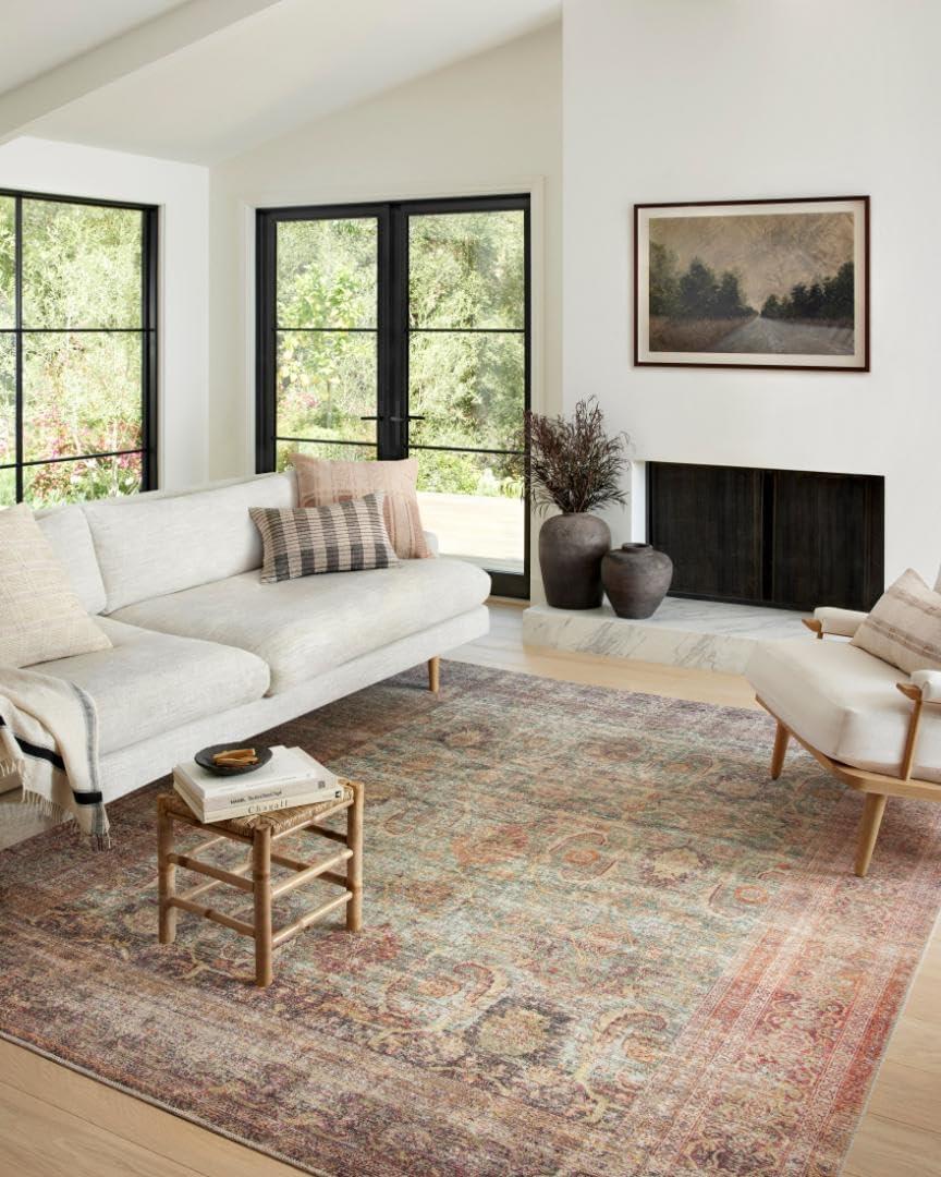 Amber Lewis x Loloi Georgie Jade / Sunset Area Rug