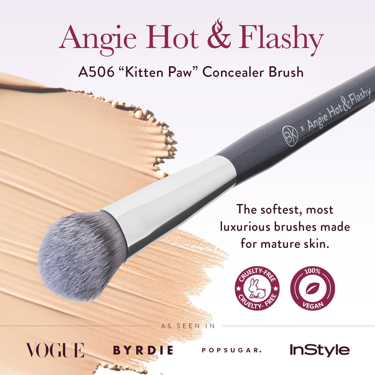 #BK# Makeup Brush-Angie Hot & Flashy A506 Concealer-Viral "Kitten's Paw" Facial Brush-Present Concealer and Repair-Makeup Brush