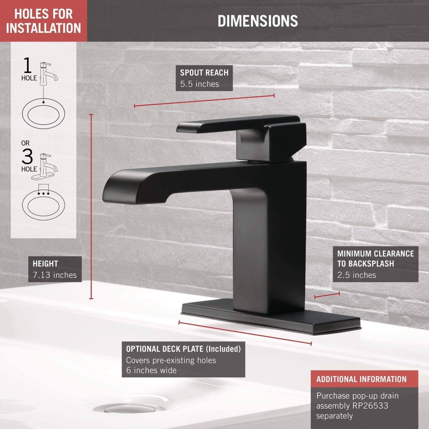 Ara Single Hole Bathroom Faucet