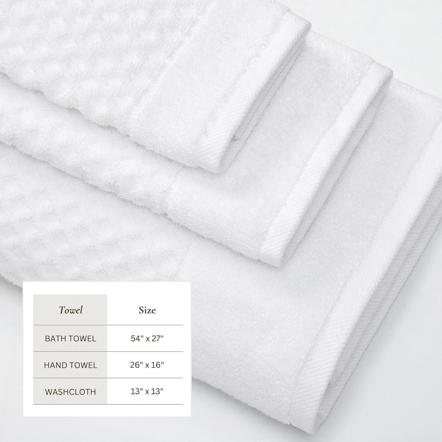 FreshFolds Ultra-Soft & Absorbent 100% Cotton Towel Set