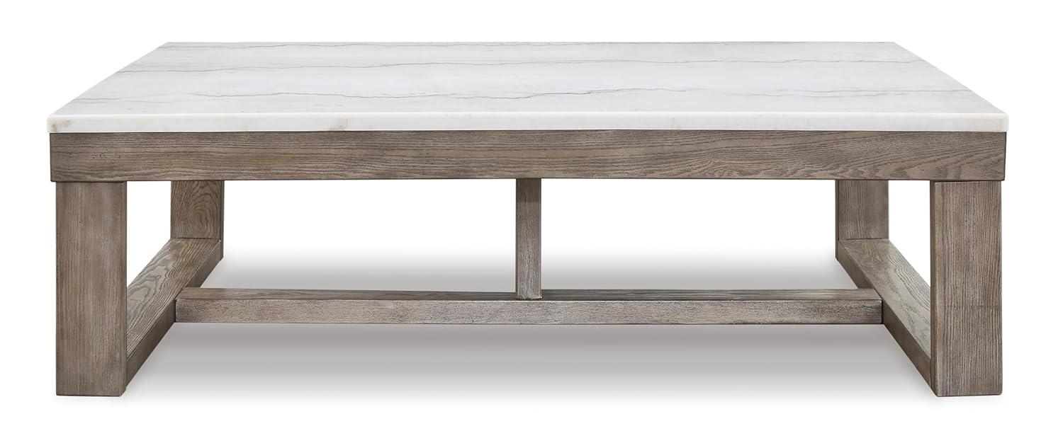 Signature Design by Ashley Loyaska Brown & Ivory Coffee Table