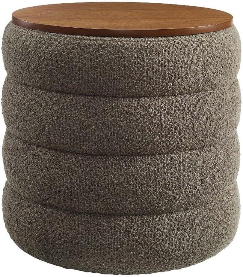 Modway Modway Mezzo 17.3" Wide Round Storage Ottoman
