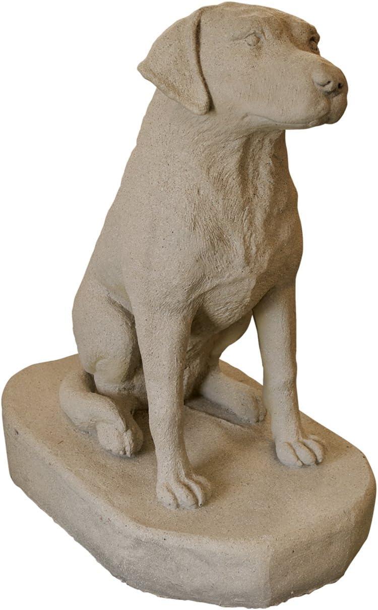 Rosalind Wheeler Etta Dog Plastic Garden Statue