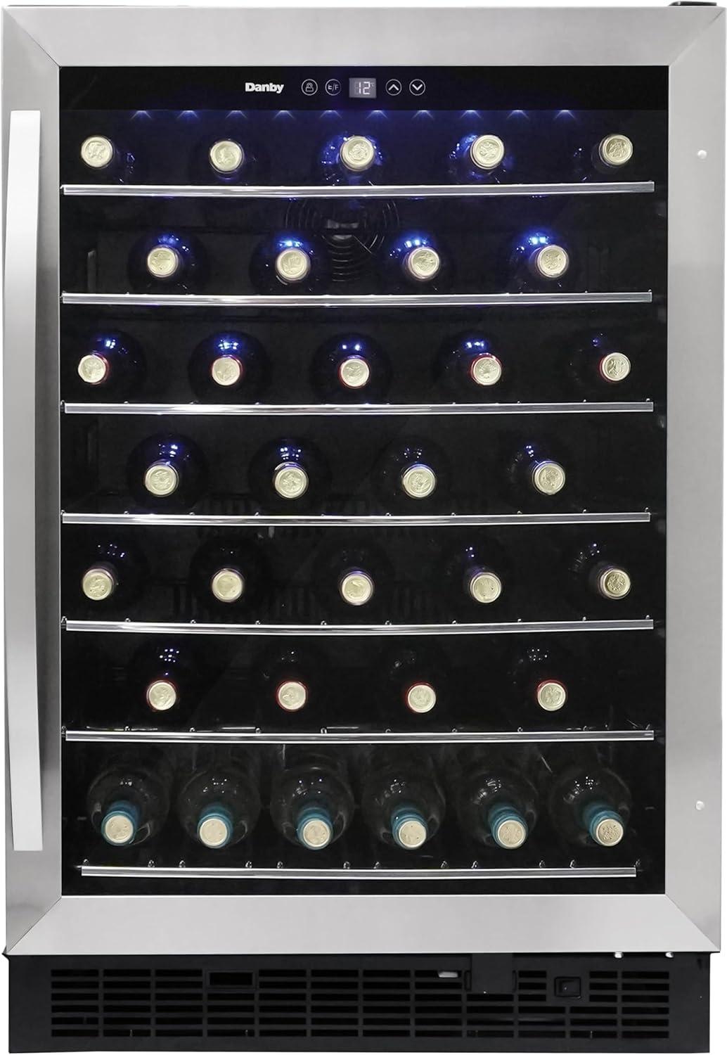 Danby Danby Single Zone 23.8'' Built-In 60 Bottle Wine Refrigerator with Reversible Door