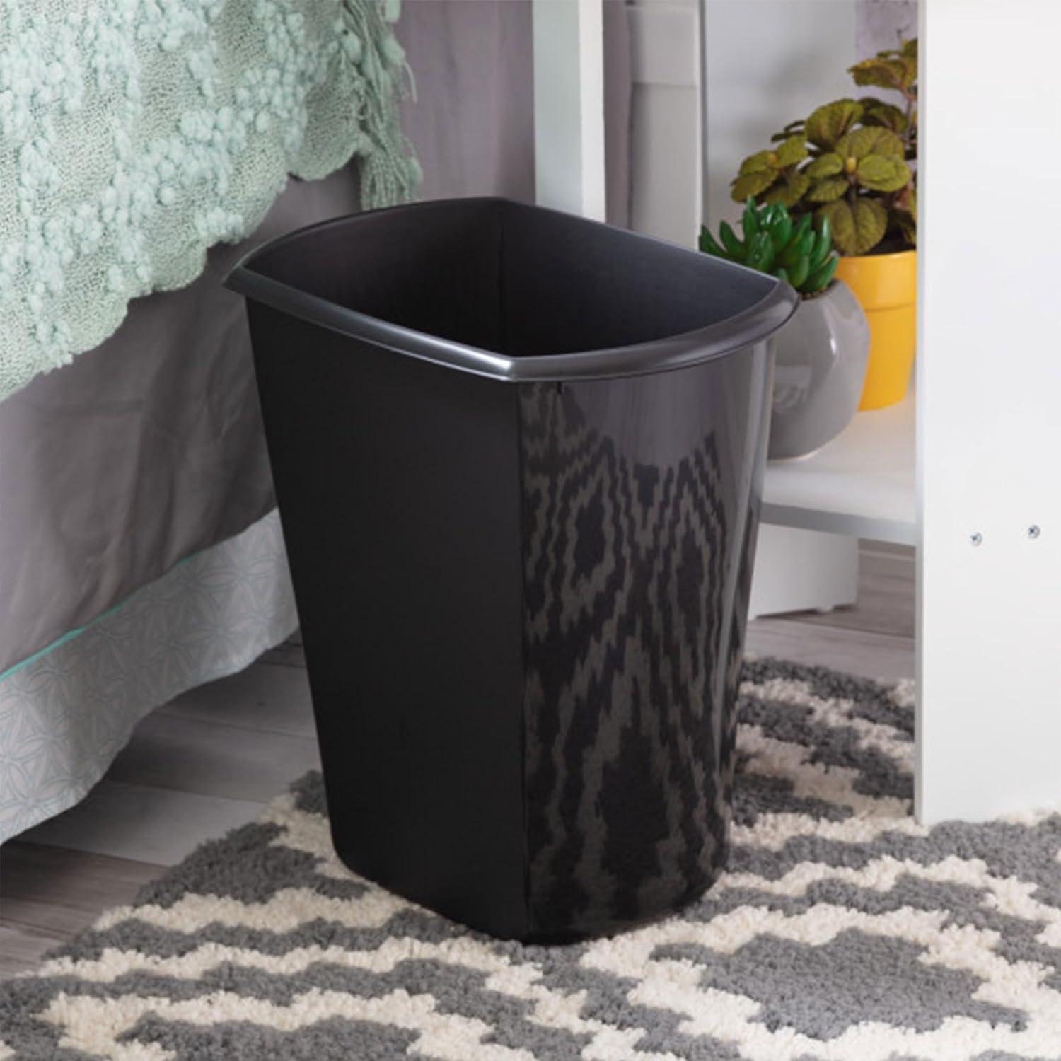 Sterilite Kitchen Ultra Plastic Wastebasket Storage Trash Bin Can Container