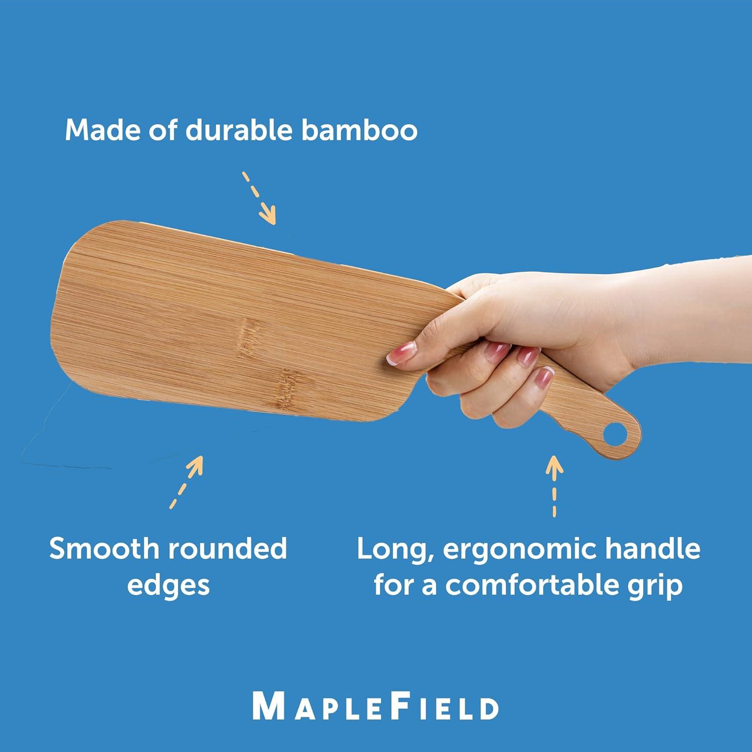 Maplefield [1 Pack] Extra Wide Bamboo Bed Sheet Tucker Tool - Durable Bed Maker Tool - Handy Bed Sheet Tightener