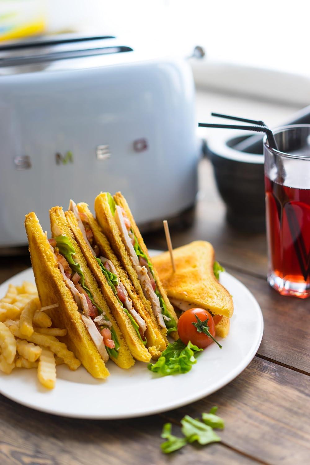 SMEG Pastel Blue 2-Slice Toaster