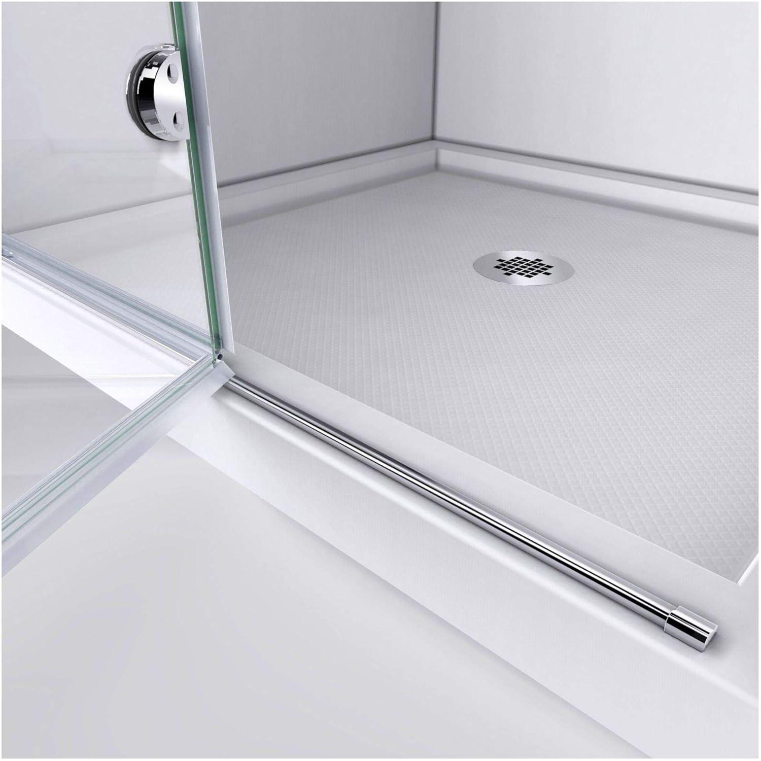 Aqua Fold 33.5" W x 72" H Pivot Frameless Shower Door