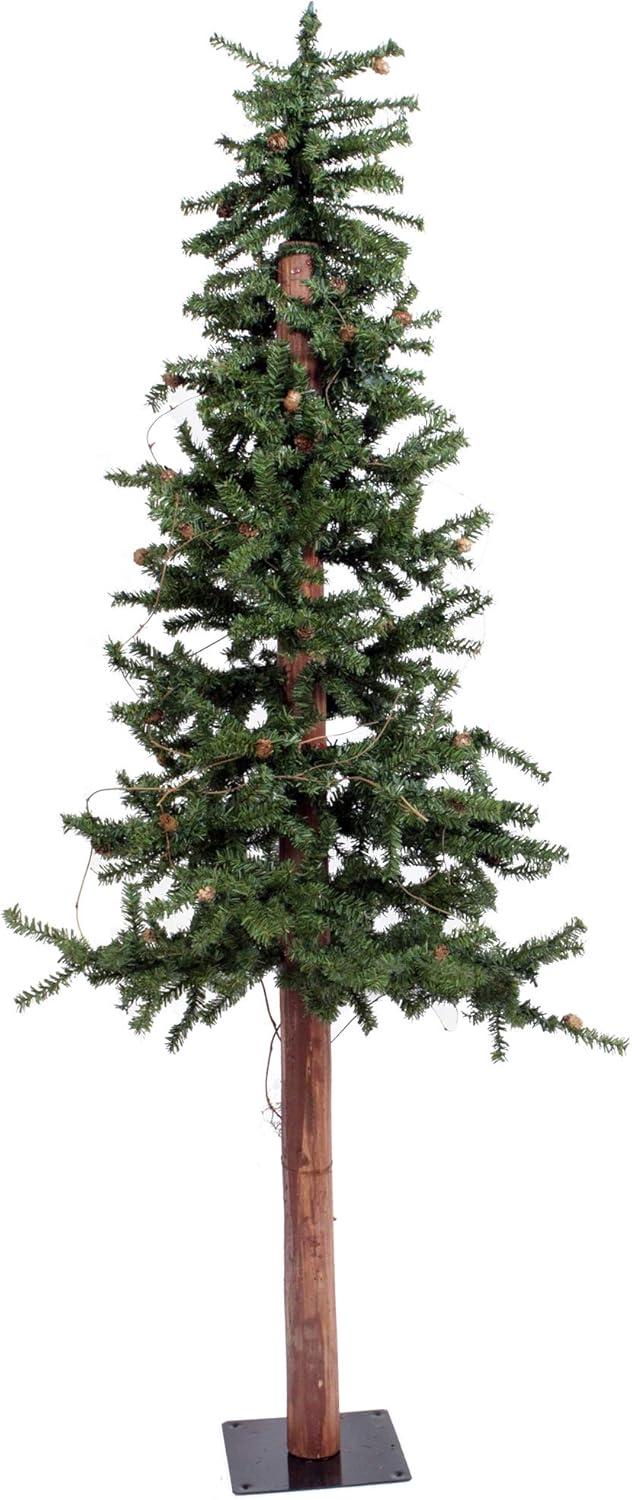 Vickerman Artificial Alpine Tree with Pine Cones & Vine