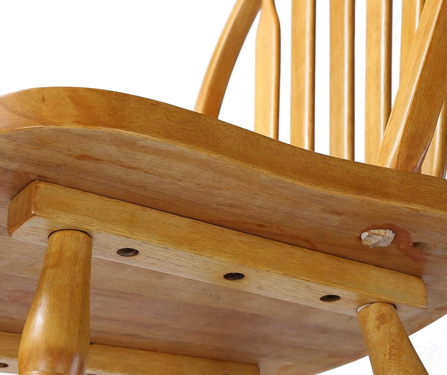 Besthom Solid Wood Windsor Arrowback Dining Chairs (Set of 2)