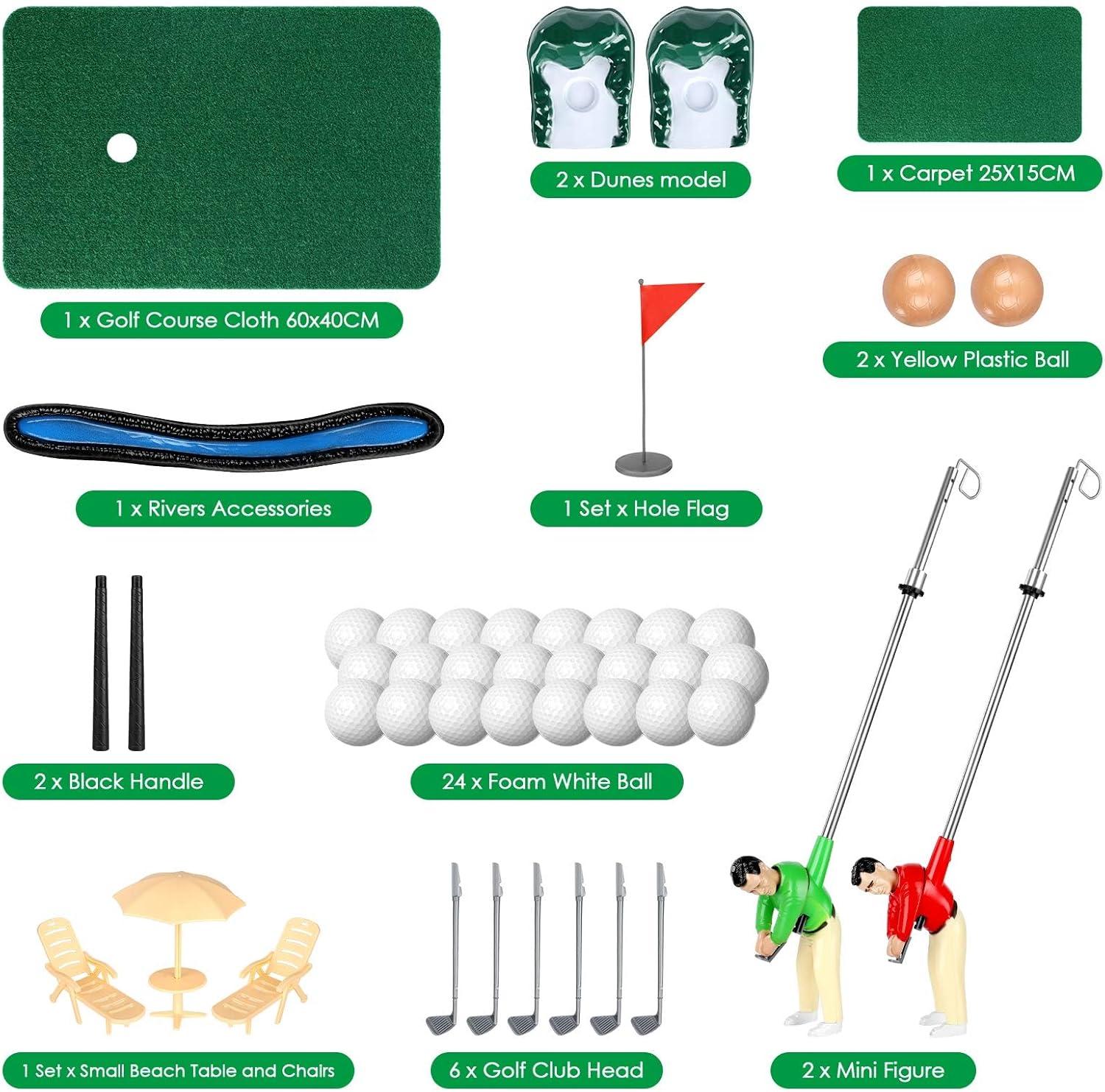 Mini Golf Games - Funny Golfer Gifts for Kids, Unique Mini Golfer On A Stick for Father's Day/Retirement Gift, Funny Games for The Whole Family, Golf Toys for 6-9 Year Old Boys & Girls