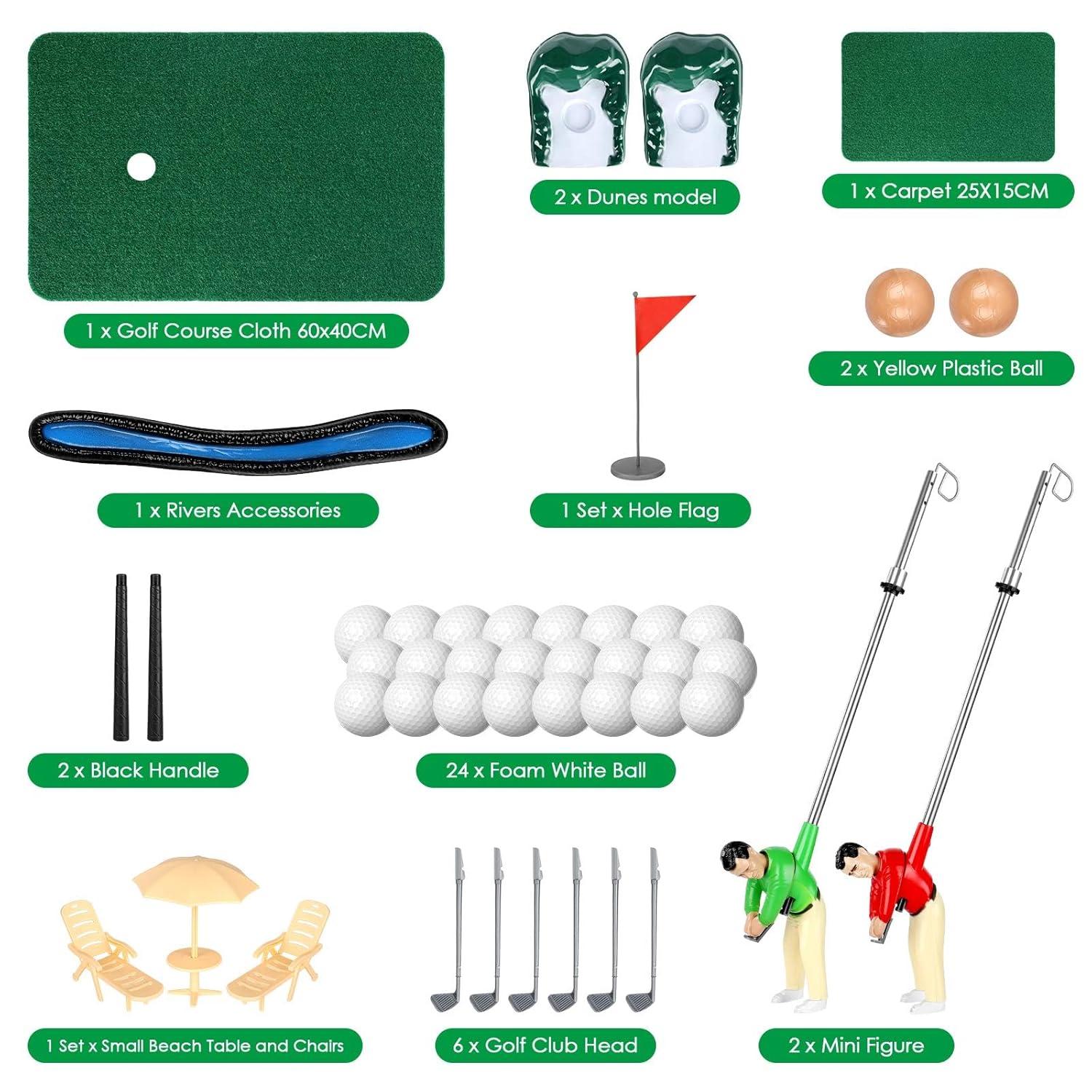Mini Golf Games - Funny Golfer Gifts for Kids, Unique Mini Golfer On A Stick for Father's Day/Retirement Gift, Funny Games for The Whole Family, Golf Toys for 6-9 Year Old Boys & Girls