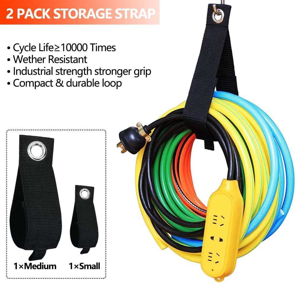 16PCS Garage Hooks Heavy Duty, Steel Storage Utility Hook, Organization Tool Shelf Have Anti Slip Coating for Organizing Power or Garden Tools, Cable Organization