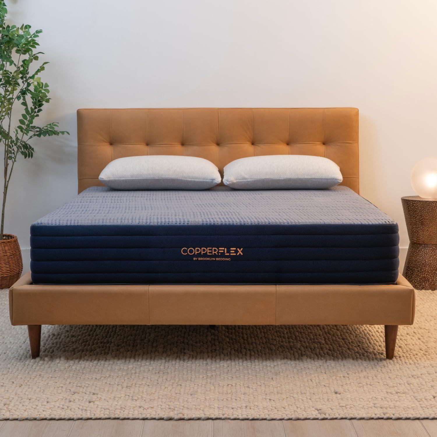 Brooklyn Bedding CopperFlex 10" Foam Mattress with Zoned Foam, Twin
