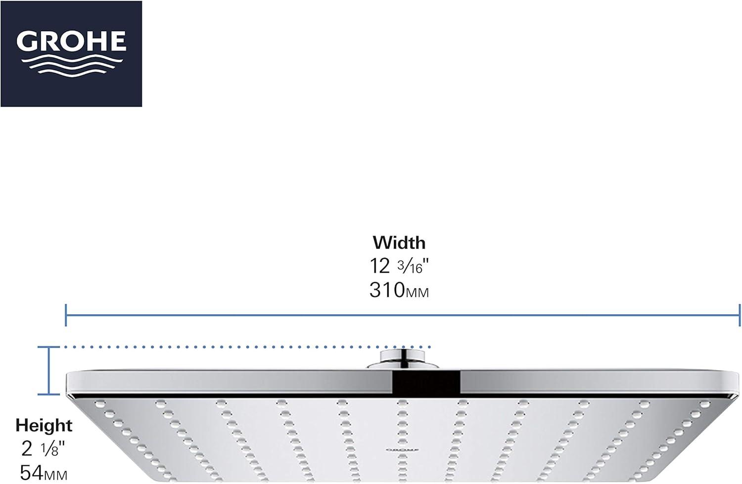 Rainshower™ Rain Fixed Shower Head with GROHE DreamSpray®