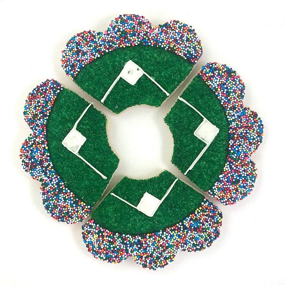 Foose Cookie Cutters 4 Piece Platter Cookie Cutter Set Trapezoid, Teardrop Round, Clam and Fan Three Bumps, USA