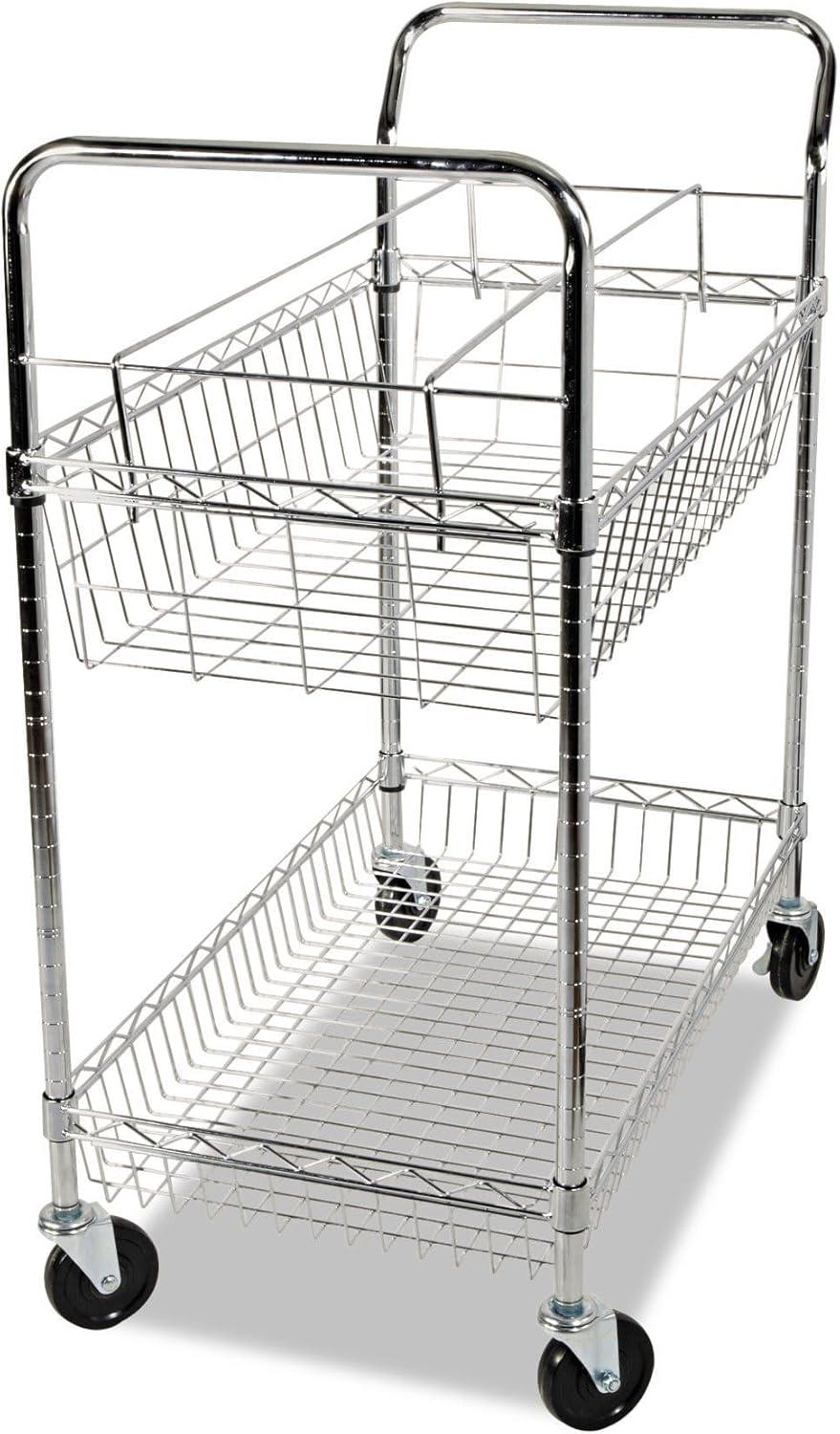 Two-Shelf,Carry-all Cart/Mail Cart,